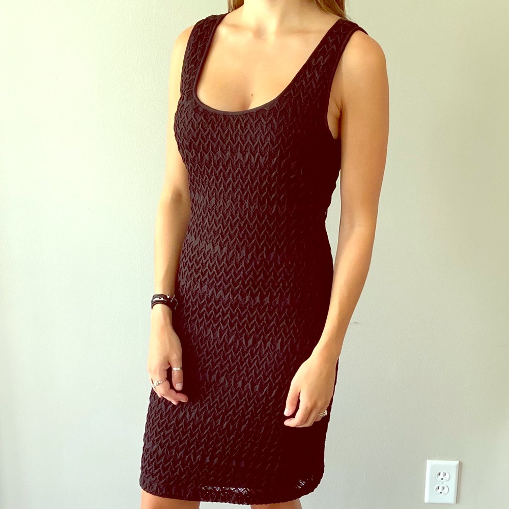 Black Sleeveless Guess Dress